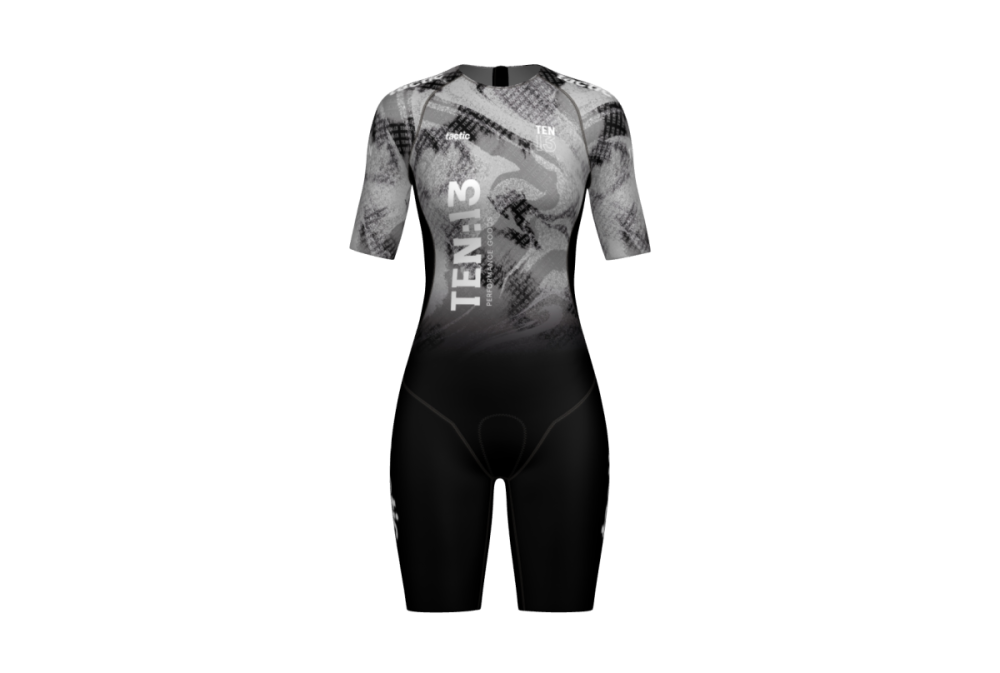 Tactic Custom Women SS Trisuit with Rear Zip