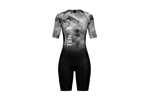 Tactic Custom Women SS Trisuit with Rear Zip