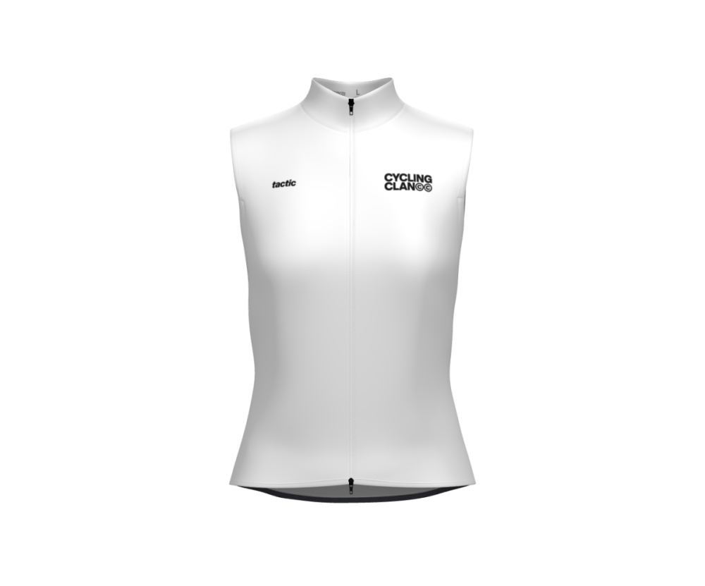 Tactic Custom CyclingClan BXO Women Gilet white